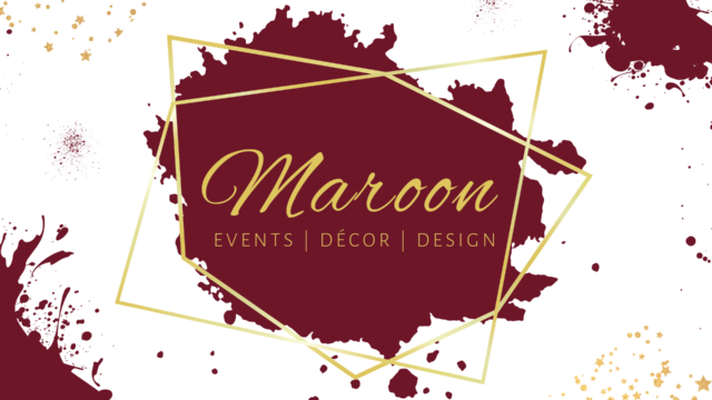 Maroon Events, Décor and Design